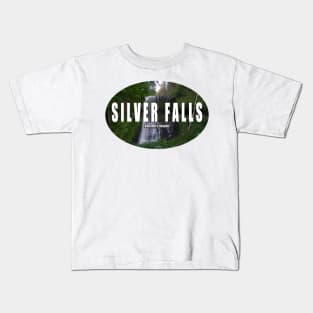 Silver Falls State Park Sticker Kids T-Shirt